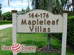 Mapleleaf Villas Signage